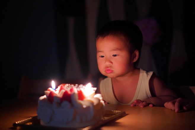 誕生日写真の撮り方