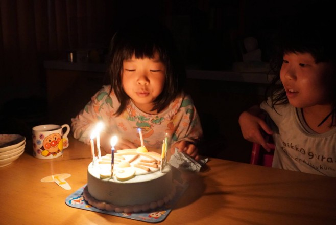 ママカメラ　誕生日撮り