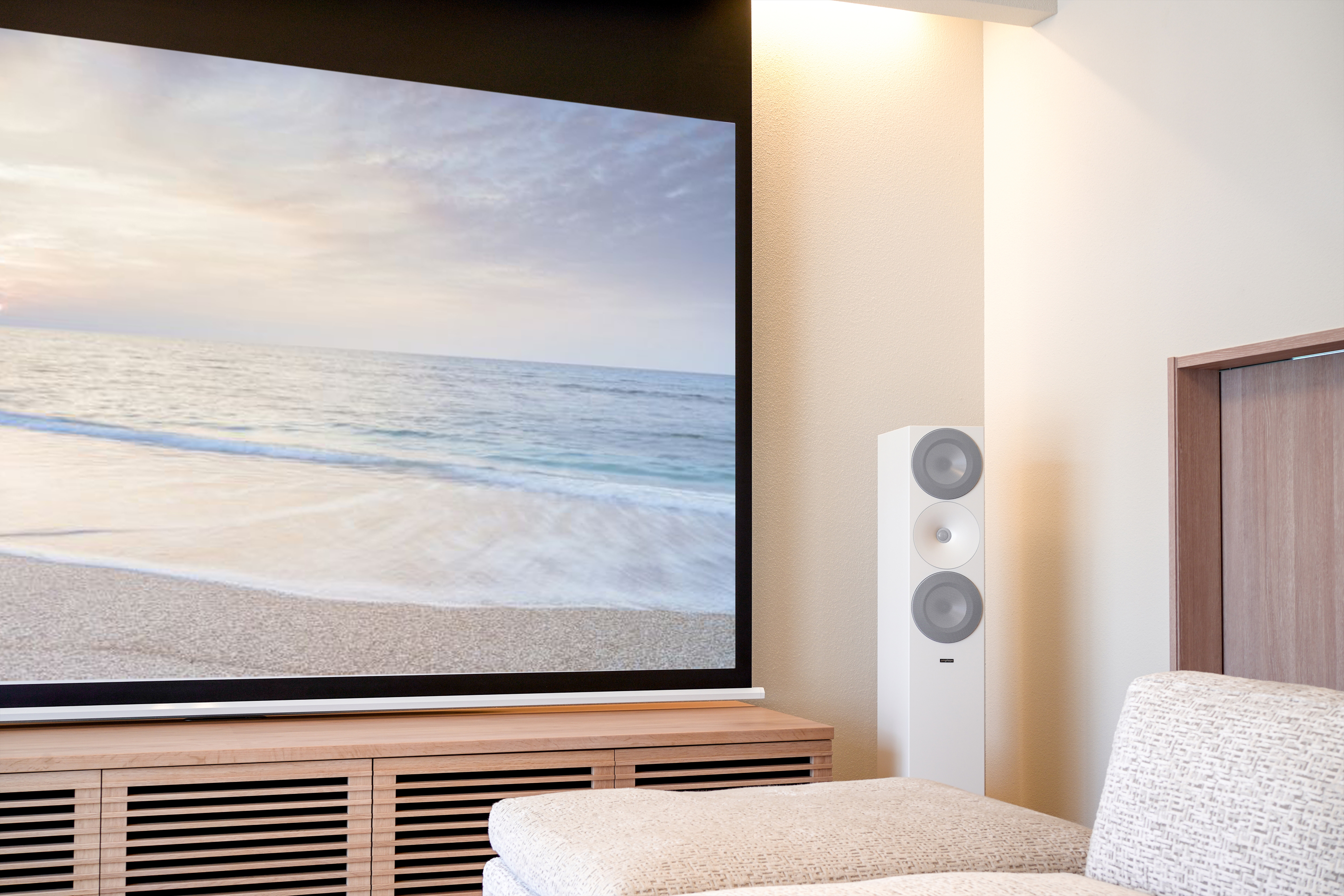 山口　ホームシアター　スクリーン　壁掛けテレビ　marantz jvc amphion ps5 os (40)