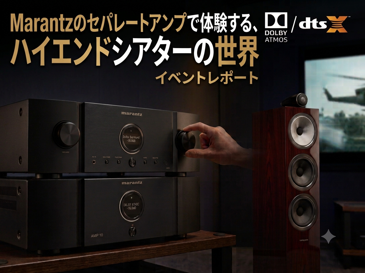 祝！満員御礼！Marantzセパレートアンプで体験する、ハイエンド 