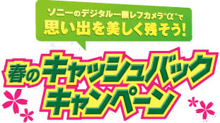 α キャッシュバックキャンペーン！！ 1 