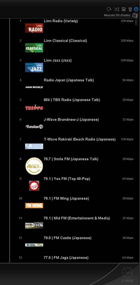 LINN DS cara6 LINN RADIO