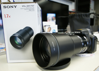 サイバーショットHX1用テレコンバージョンレンズ VCL-DH1757